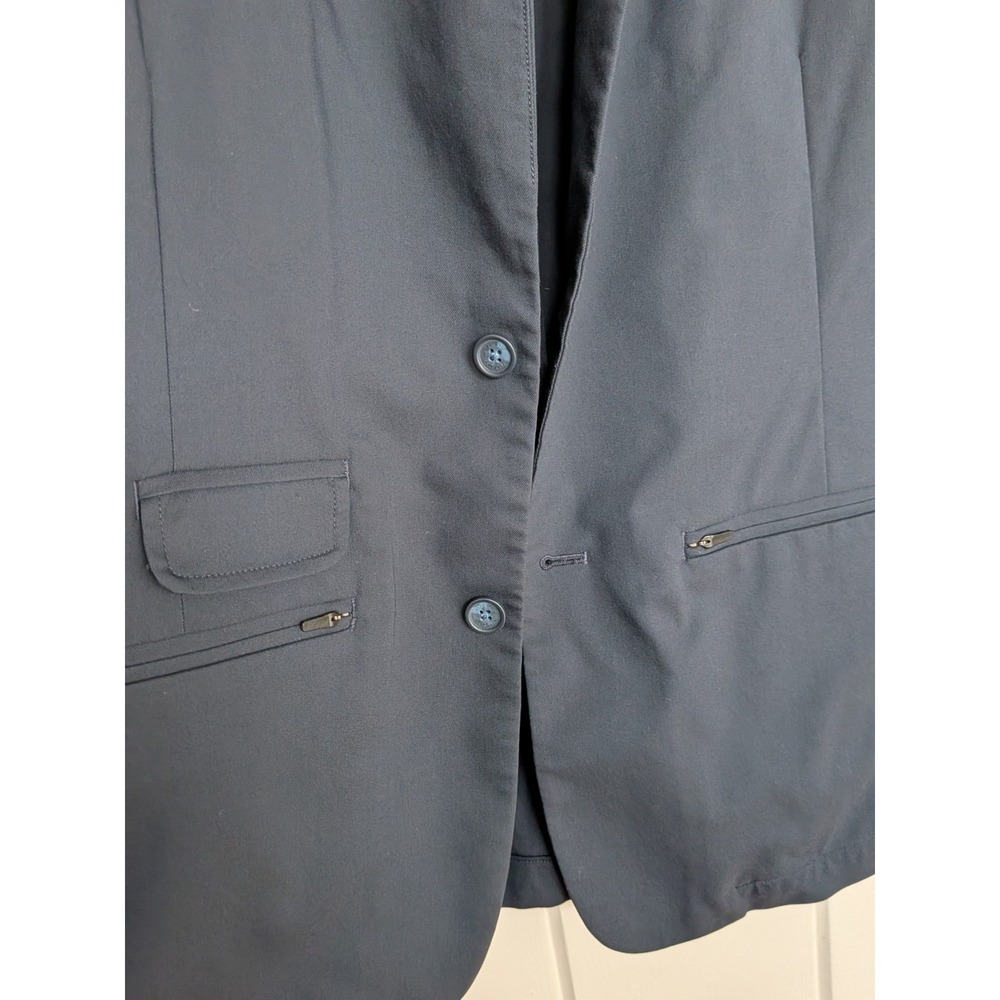Kit & Ace Blazer L Navy Stretch‎ Tech Jacket Minimal Travel Casual - Picture 12 of 16
